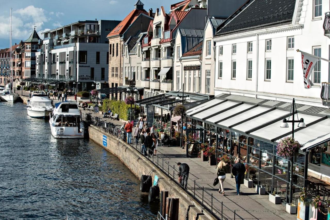 Moderne Leilighet Midt I Sentrum Av Фредрикстад Экстерьер фото